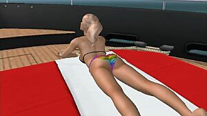 3D seks vile srećnjak u jahti seriji